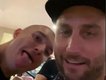 Dustin Martin parties with renowned DJ Paul Fisher.