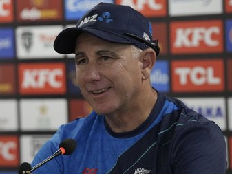 Gary Stead has announced he has coached his final Test cricket match for New Zealand. (AP PHOTO)