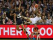 MELBOURNE, AUSTRALIA - FEBRUARY 28: Michael Walters of the All Stars attempts to mark over Adam Saad of Victoria during the 2020 State of Origin for Bushfire Relief match between Victoria and the All Stars at Marvel Stadium on February 28, 2020 in Melbourne, Australia. (Photo by Michael Willson/AFL Photos)